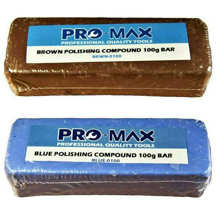 Bench Grinder Metal Polishing Kit Aluminium Alloy Brass Steel 11pc  4" x 1/2"