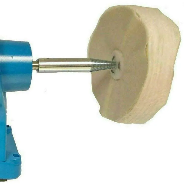Bench Grinder Metal Polishing Kit For Aluminium Alloy Brass 8pc  6" x 1" - Pro-Max