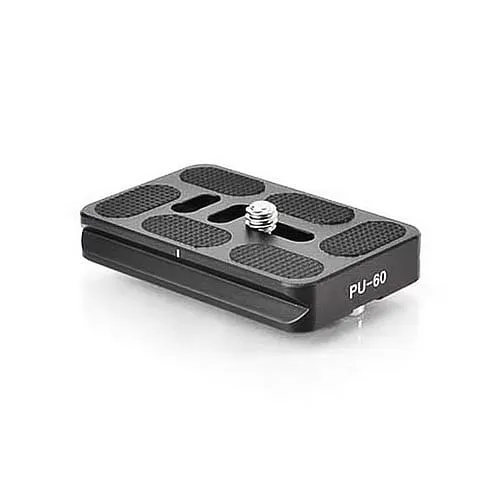 Benro PU-60 Extra Slide-In Quick-Release Plate with 1/4-20 Thread for Model B-2 and B-3 BallHeads