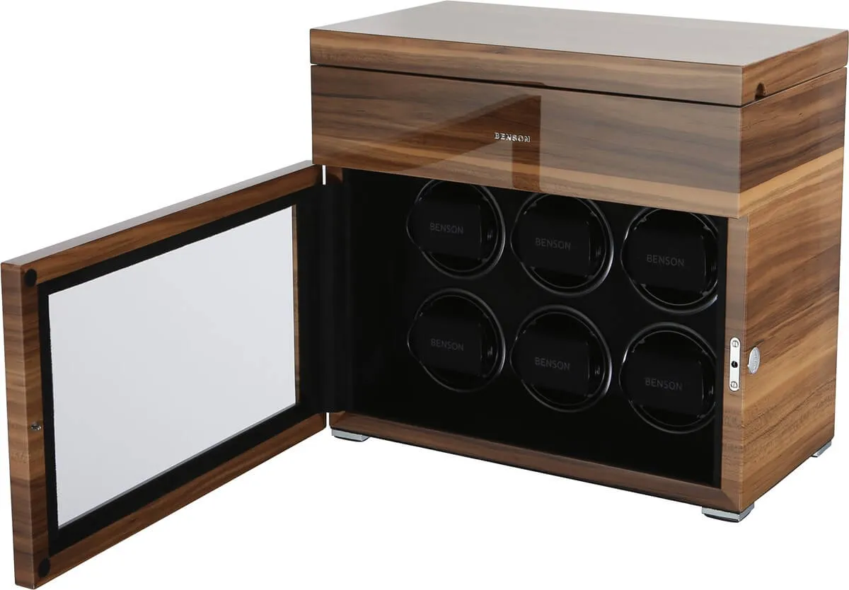 Benson Watch Winder Black Series 6.16.WL Walnut Limited Edition