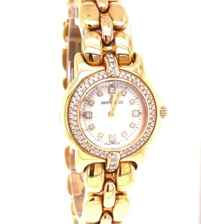 Bertolucci Diamond Vir Yellow Gold Watch