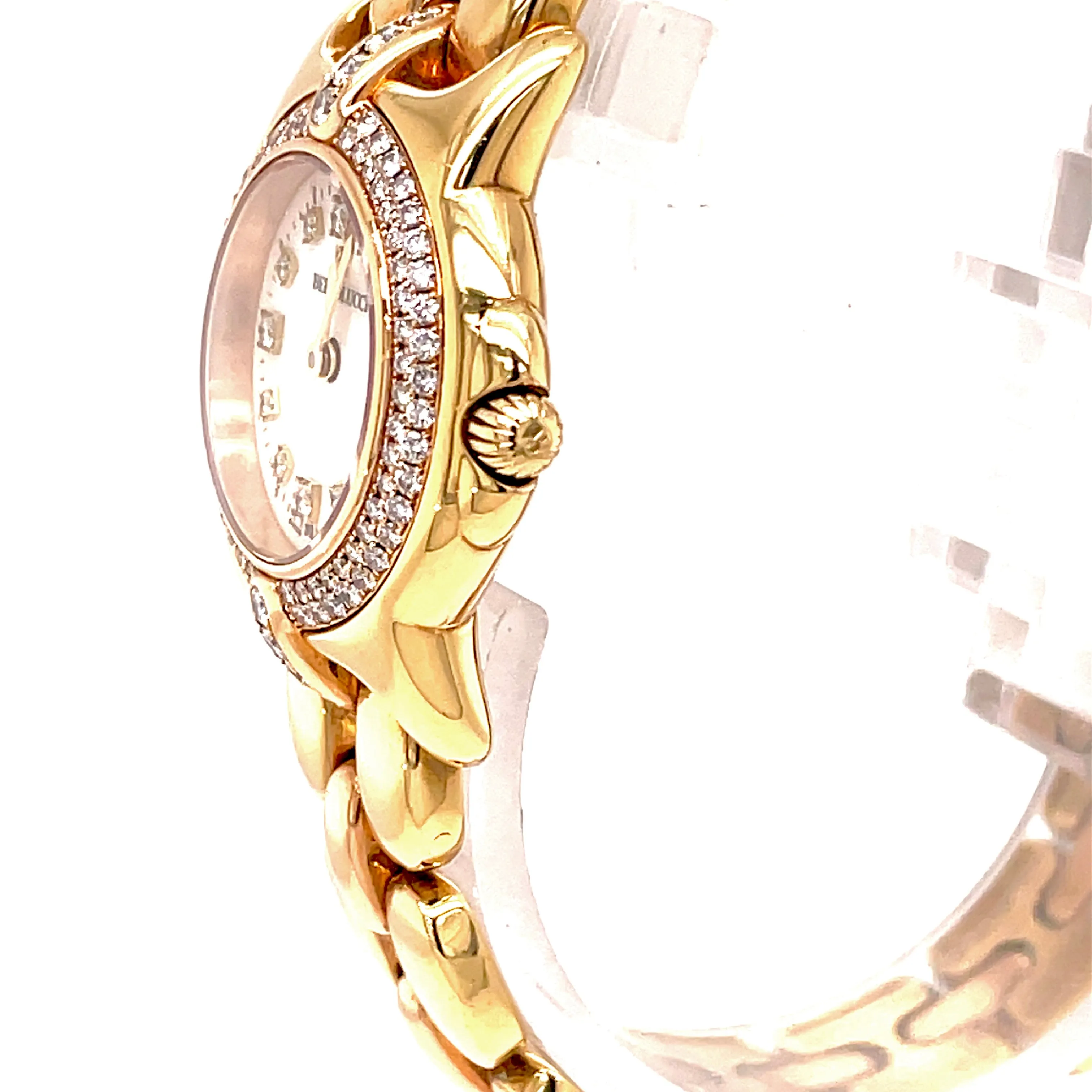 Bertolucci Diamond Vir Yellow Gold Watch