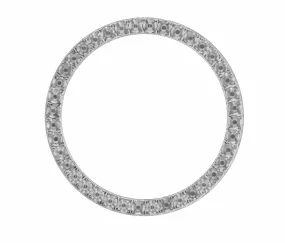 BEZEL FOR DIAMOND 31MM ROLEX MIDSIZE JUNIOR 6824 67480 178274 STAINLESS STEEL