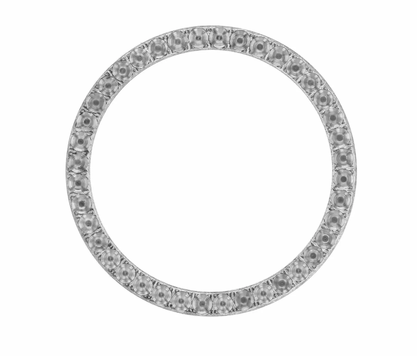 BEZEL FOR DIAMOND 31MM ROLEX MIDSIZE JUNIOR 6824 67480 178274 STAINLESS STEEL