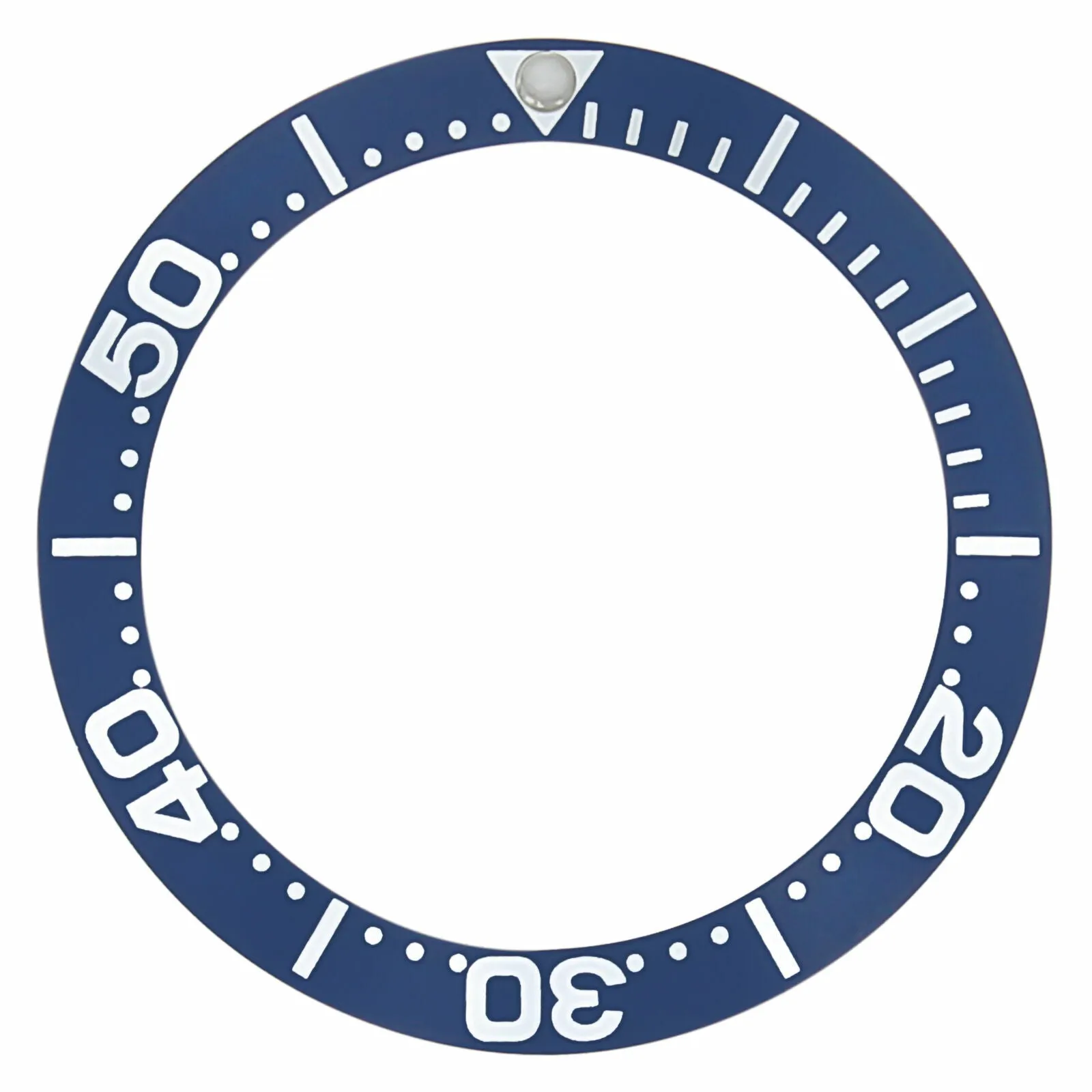 BEZEL INSERT FOR OMEGA WATCH SEAMASTER MIDSIZE 2052.50,2053.80 , 2253.80 BLUE
