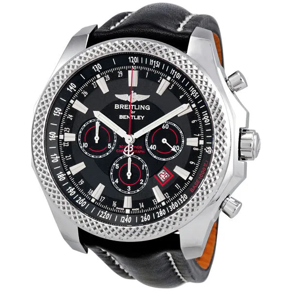 Breitling Bentley Barnato Black Dial Chronograph Men's Watch A2536824-BB11BKLD A2536824/BB11 - 442X-A20D.1