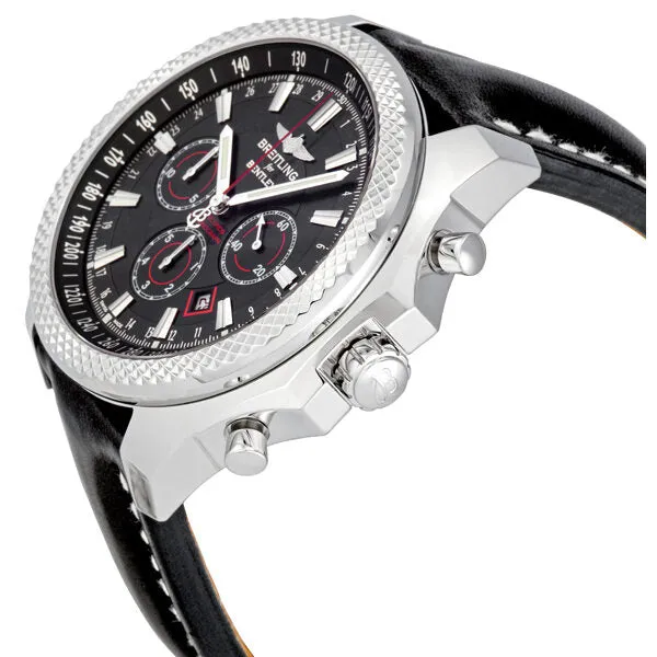 Breitling Bentley Barnato Black Dial Chronograph Men's Watch A2536824-BB11BKLD A2536824/BB11 - 442X-A20D.1