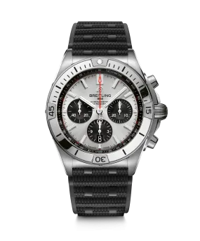 Breitling Chronomat B01 Chronograph 42 Watch with Silver Dial