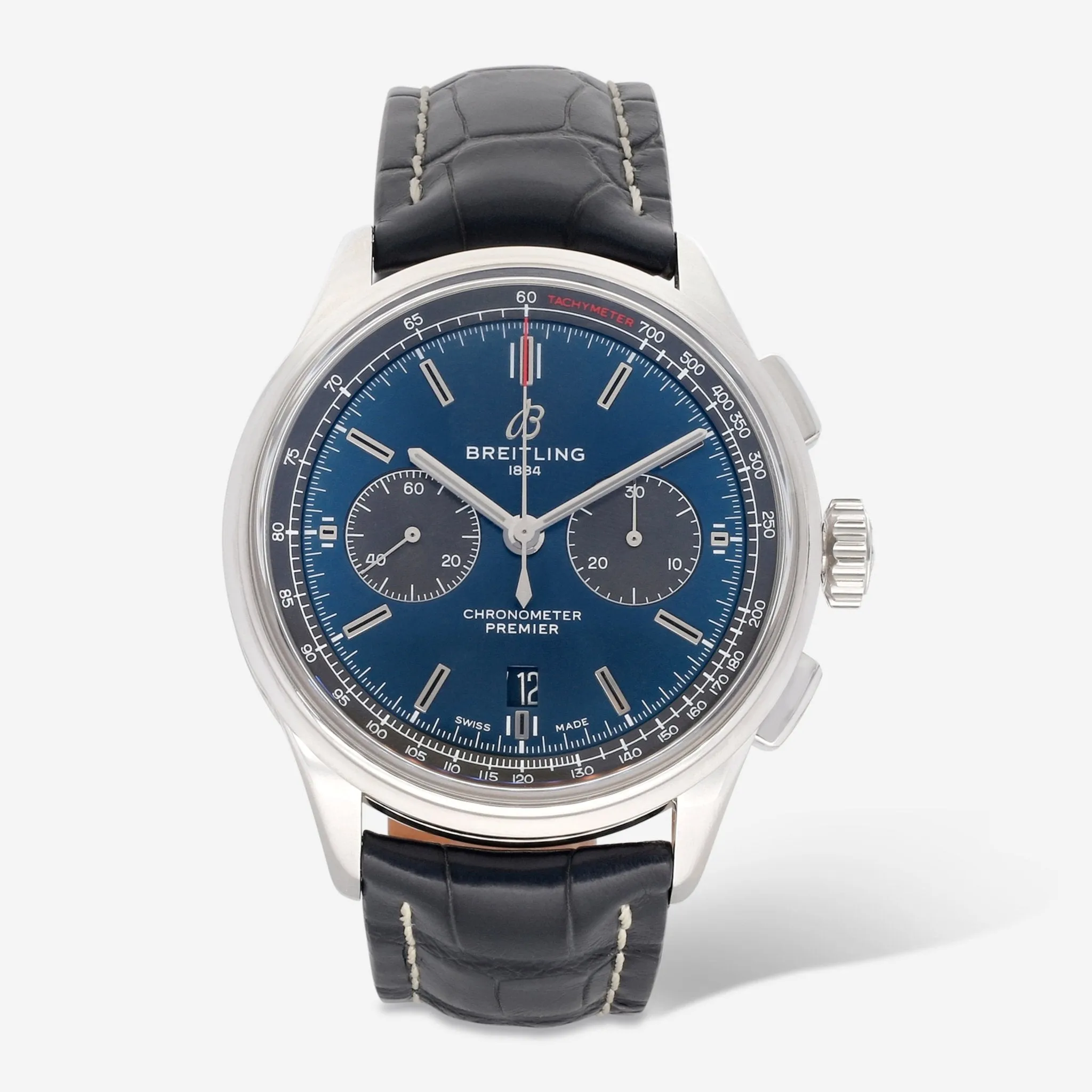 Breitling Premier Chronograph 42 Stainless Steel Automatic Men's Watch AB0118A61C1P2