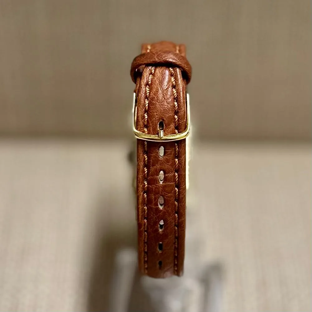 Bulova c. 1950's Mid-Size Tank Solid Yellow Gold Unisex Watch - $7K APR w/ COA!!