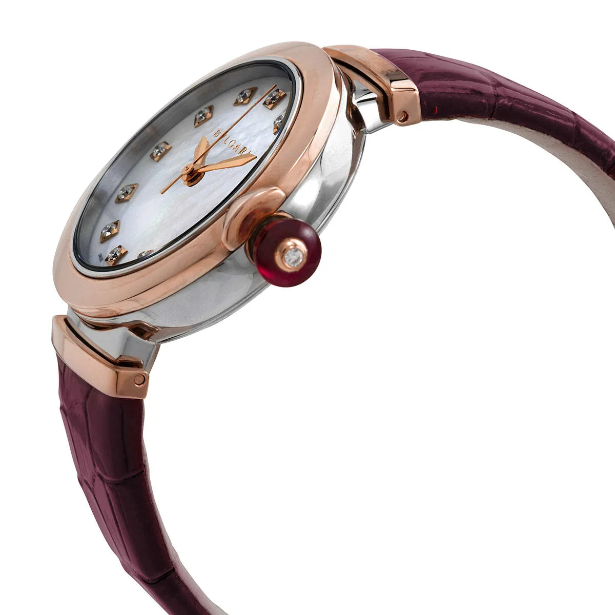 Bvlgari LVCEA Automatic Diamond Ladies Watch 102639
