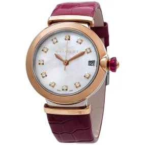 Bvlgari LVCEA Automatic Diamond Ladies Watch 102639