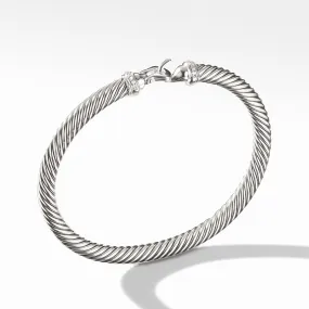 Cable Buckle Bracelet with Diamonds