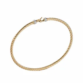 Cable Collectibles Buckle Bracelet in 18k Gold