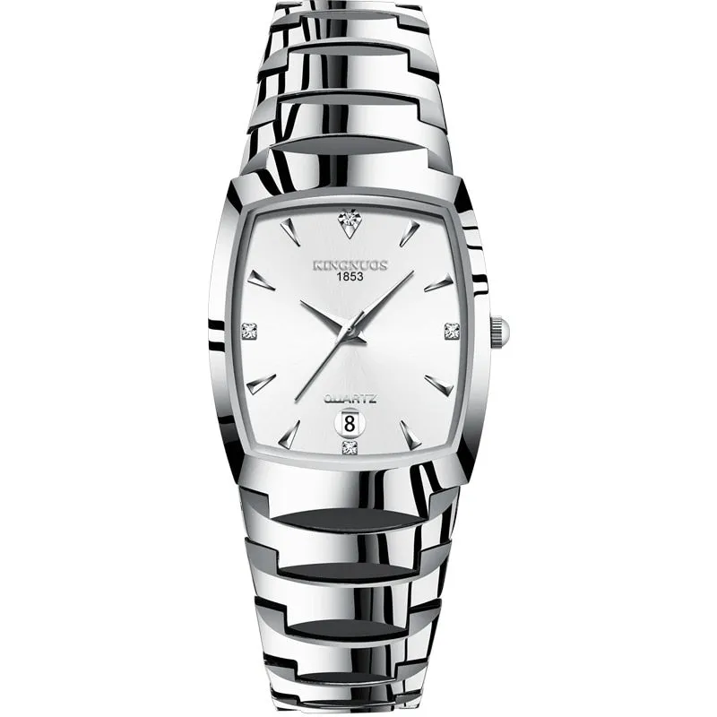 Calendar Minimalist Luminous Hands Waterproof Wristwatch