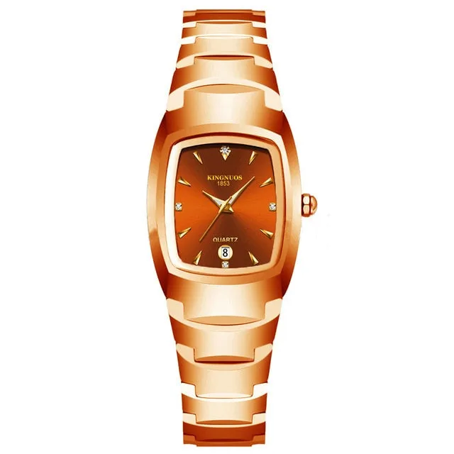Calendar Minimalist Luminous Hands Waterproof Wristwatch