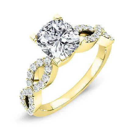 Camellia - Cushion Lab Diamond Engagement Ring (IGI Certified)