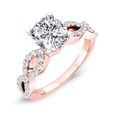 Camellia - Cushion Lab Diamond Engagement Ring (IGI Certified)