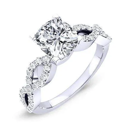 Camellia - Cushion Lab Diamond Engagement Ring (IGI Certified)