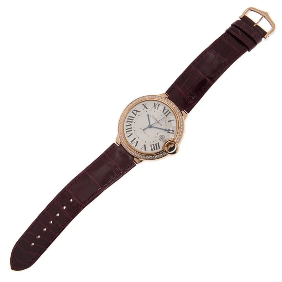 Cartier BALLON BLEU Automatic Diamond White Dial Watch WJBB0035