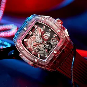 Casual Sport Luminous Chronograph Silicone Wrist Men Watch