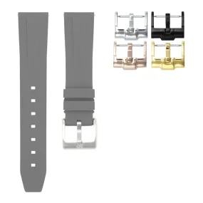 Charcoal Grey - Quick Release Rubber Strap For Doxa Sub 300