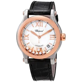 Chopard Happy Sport Automatic Ladies Diamond Watch 278559-6001BLK