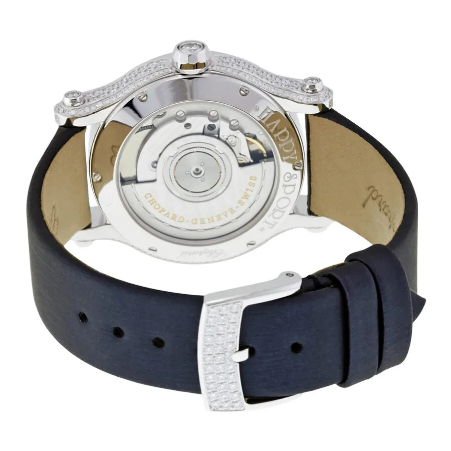 Chopard Happy Sport Mother of Pearl Guilloche Dial Ladies Watch 274891-1008