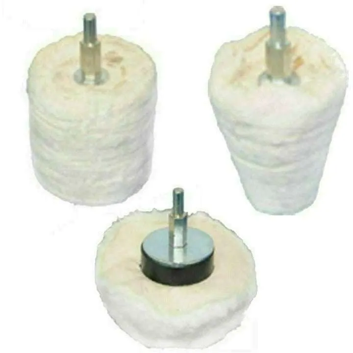 Chrome Bench Grinder Metal Polishing Kit Deluxe 15pc 6" x 1" - Pro-Max