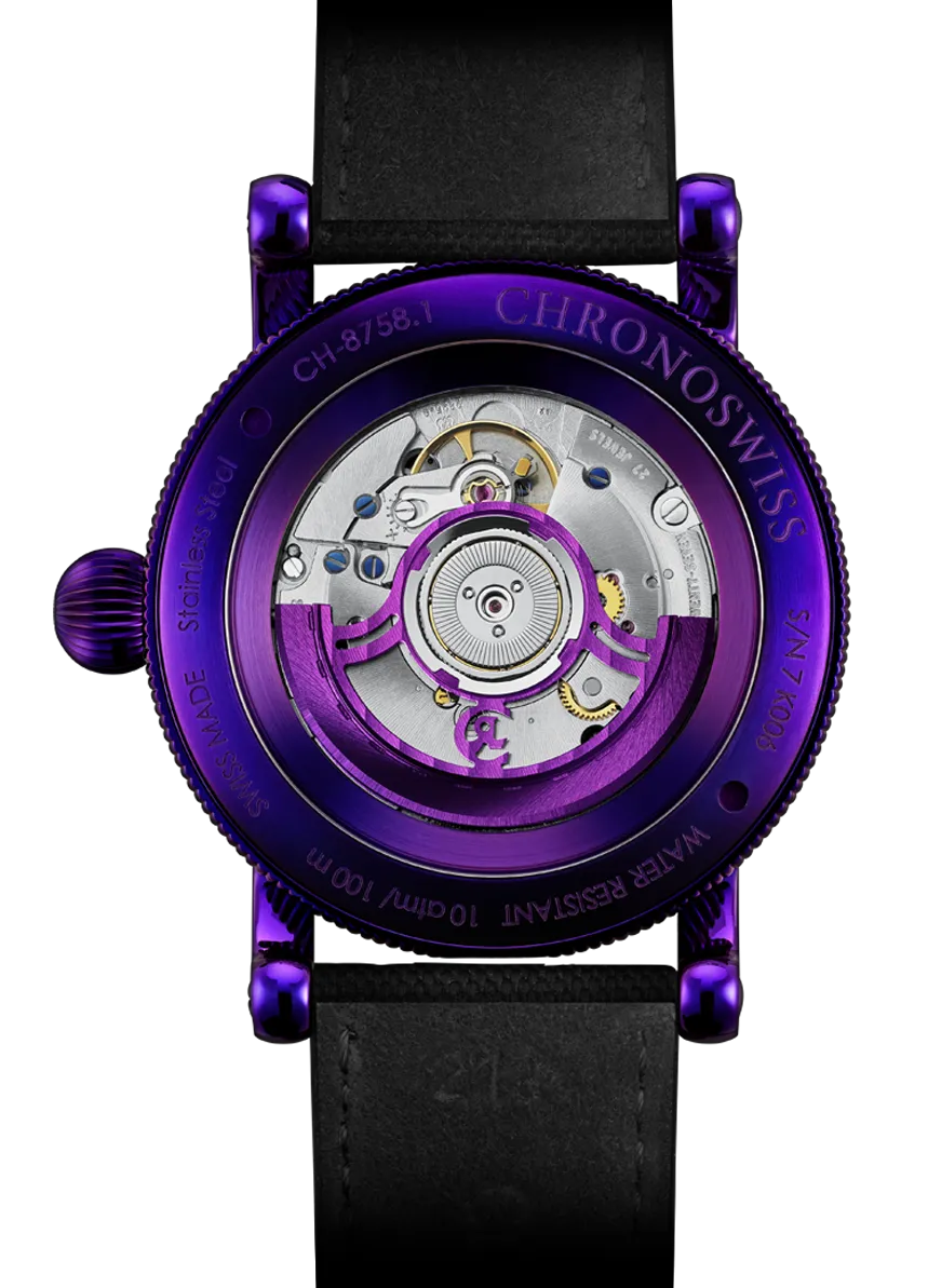 Chronoswiss Watch Flying Regulator Open Gear Purple Haze Limited Edition