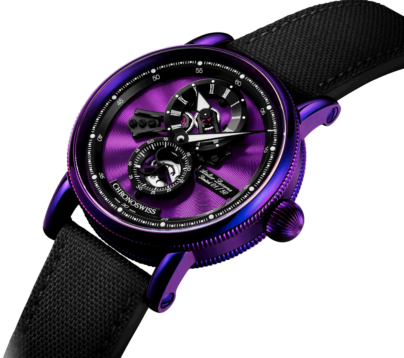 Chronoswiss Watch Flying Regulator Open Gear Purple Haze Limited Edition