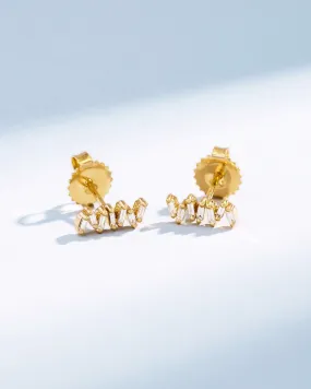 Classic Diamond Bar Studs