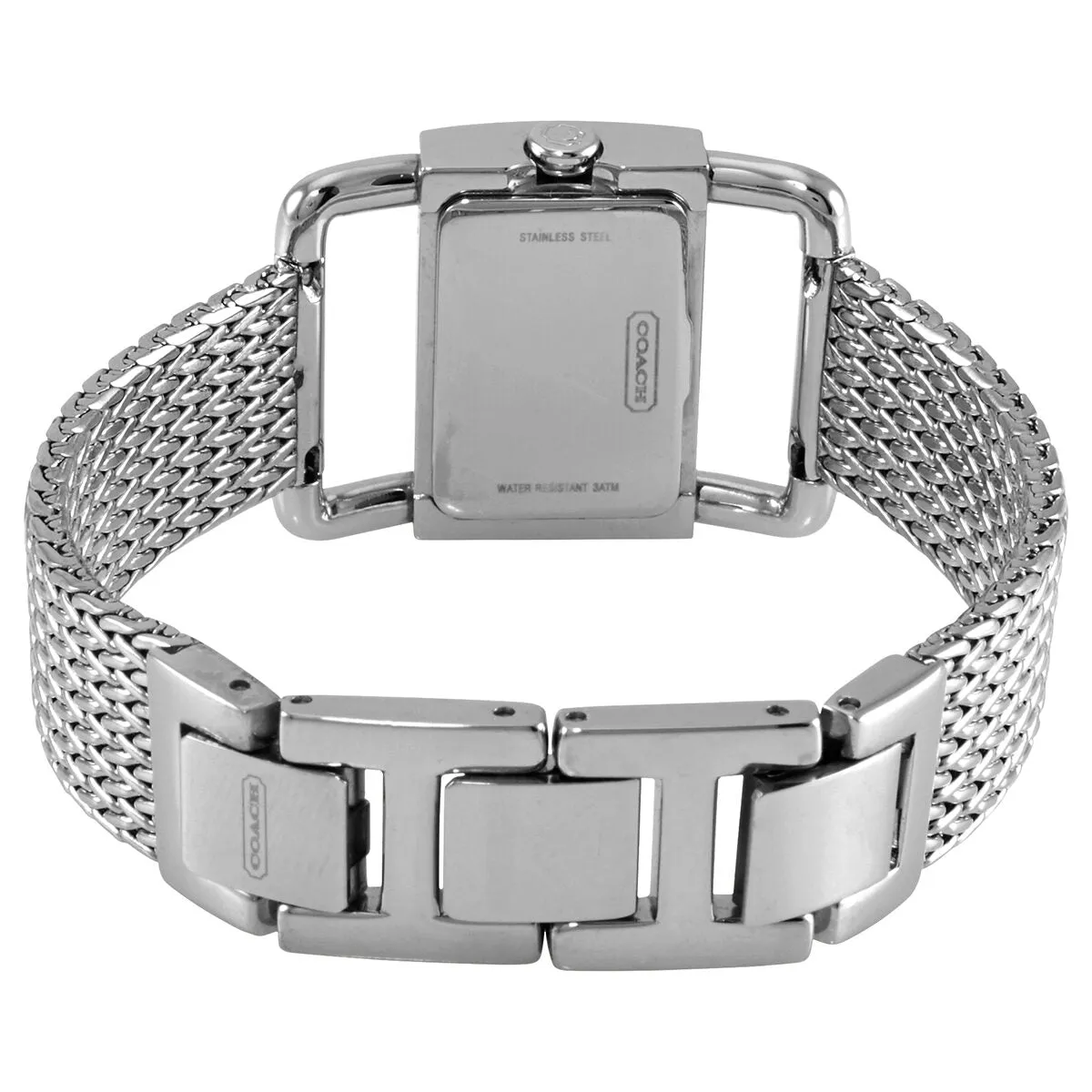 Coach Bridle Silver Dial Stainless Steel Ladies Watch 14500716