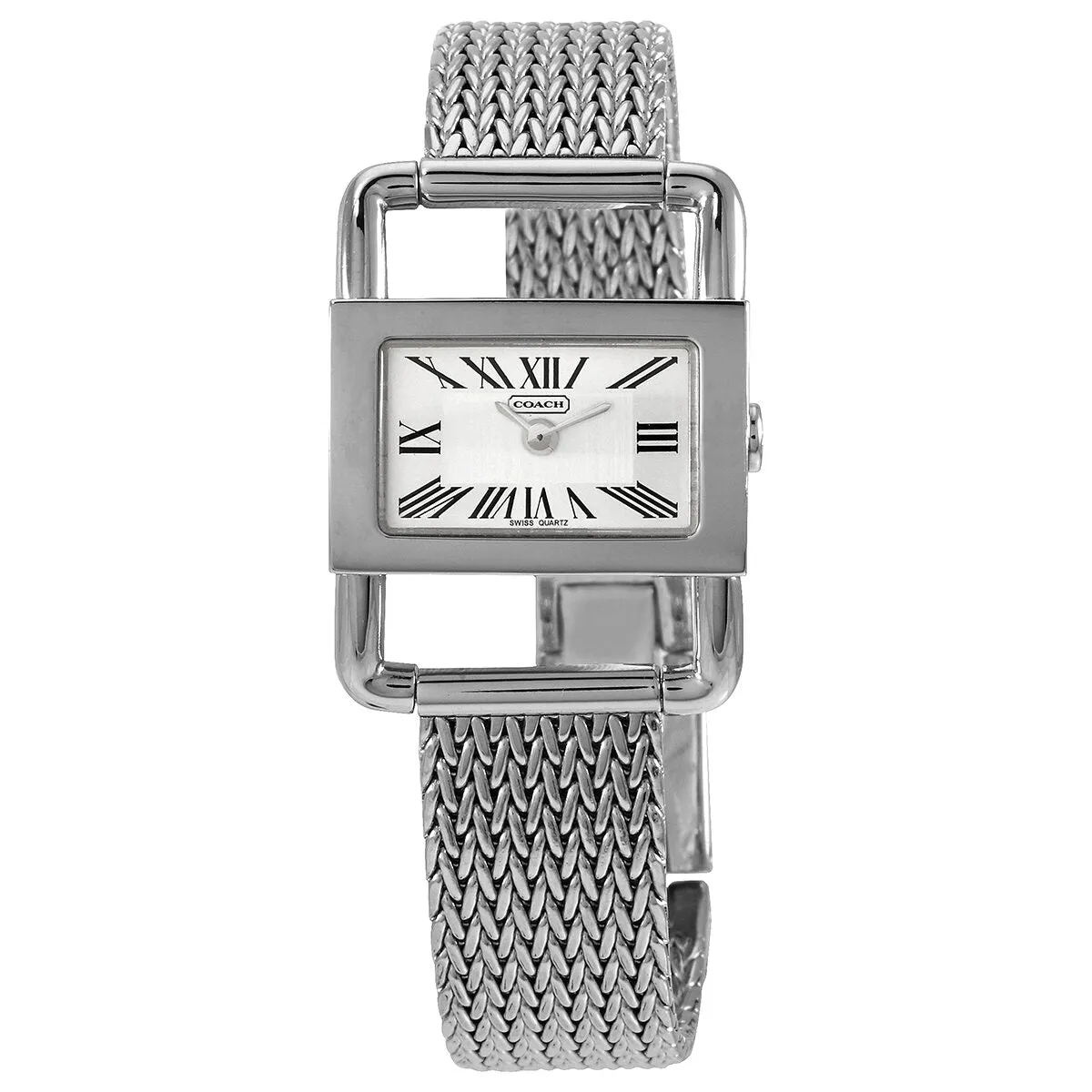 Coach Bridle Silver Dial Stainless Steel Ladies Watch 14500716