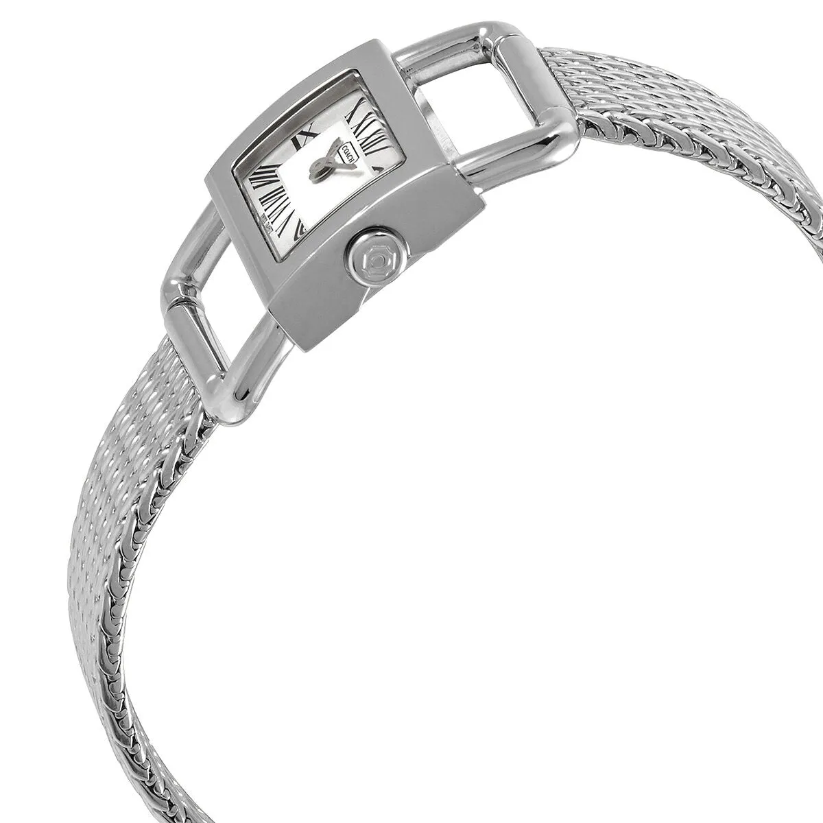 Coach Bridle Silver Dial Stainless Steel Ladies Watch 14500716