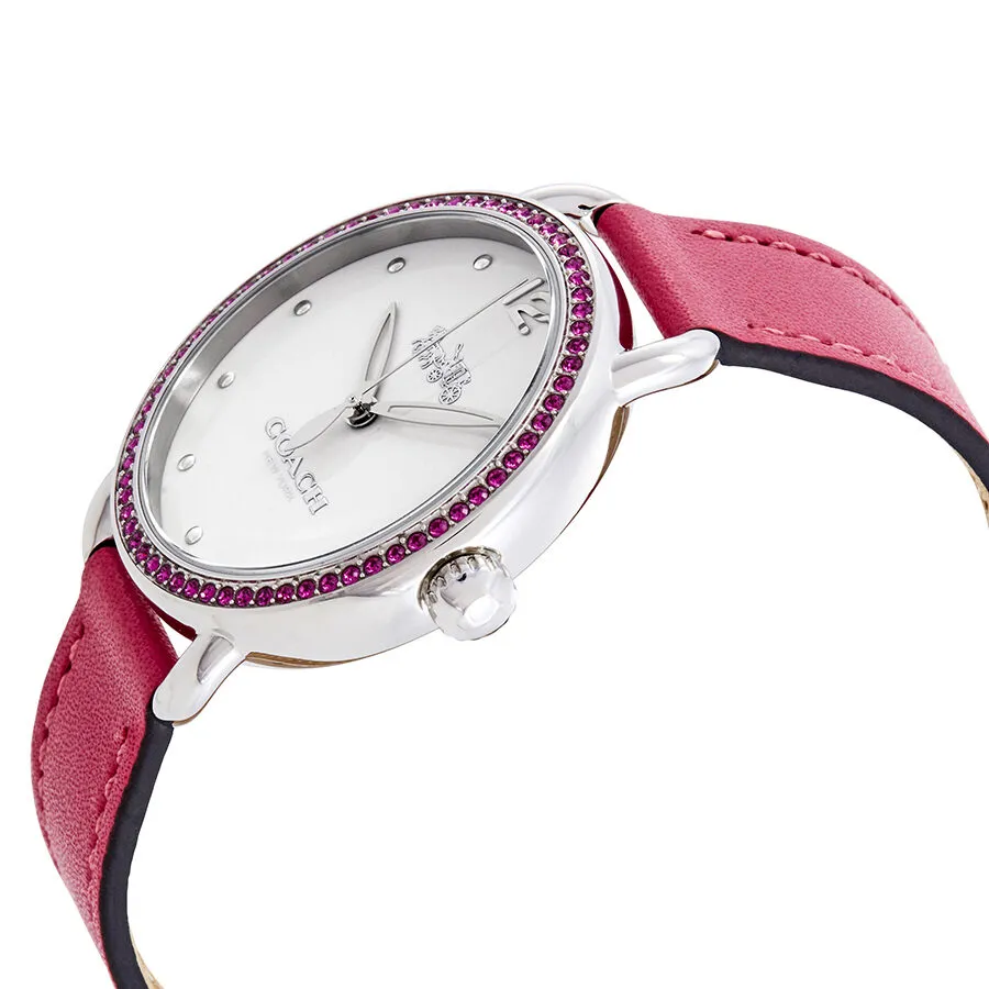 Coach Delancey Crystal White Dial Ladies Watch 14502879