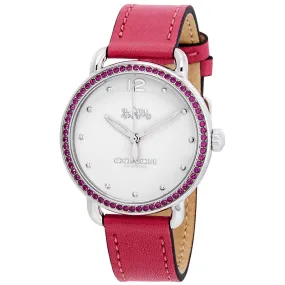 Coach Delancey Crystal White Dial Ladies Watch 14502879