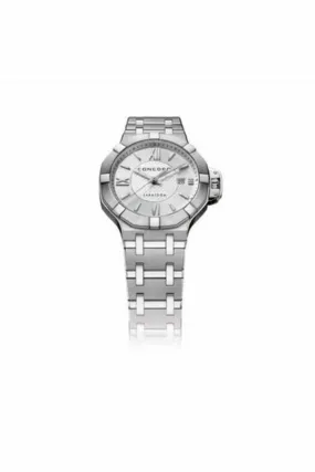 concord saratoga stainless steel with silver dial 31mm ladies watch