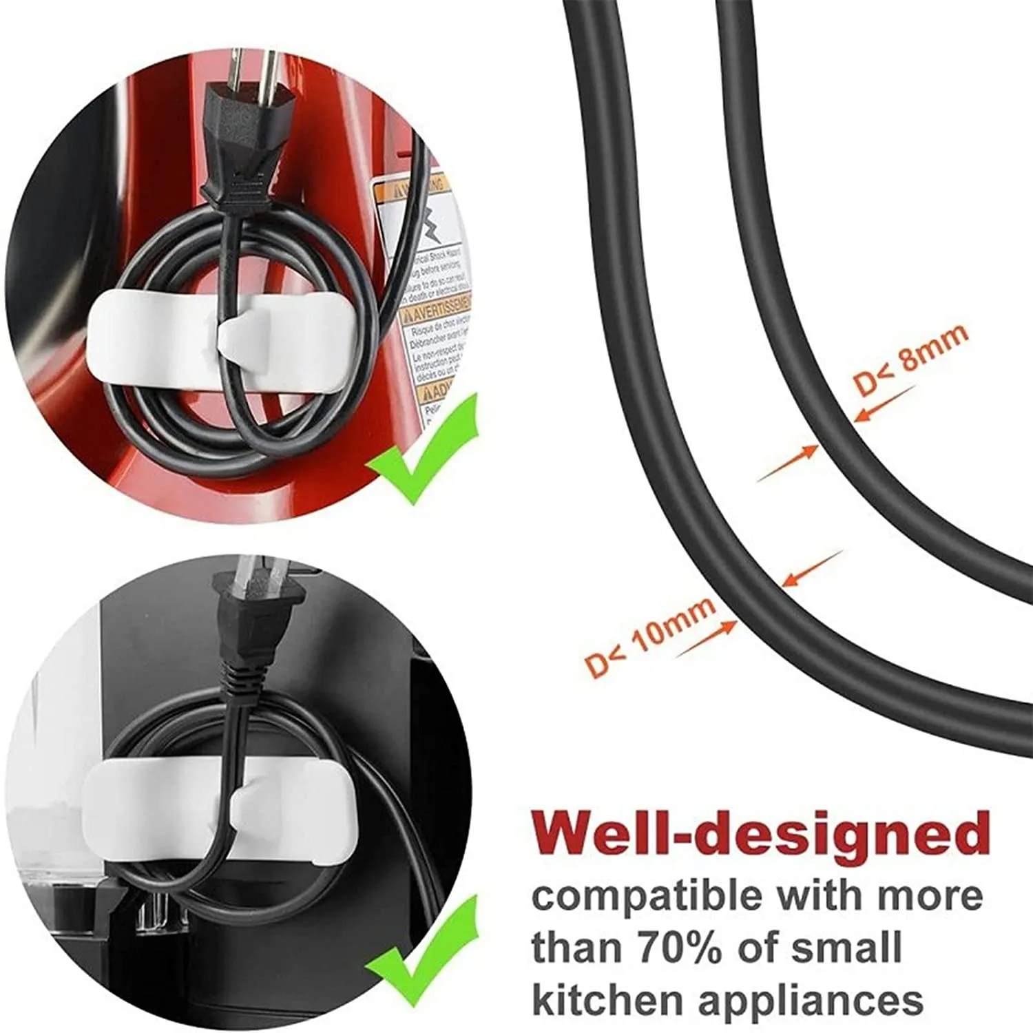 Cord Winder Cable Management Clip Cable Holder Keeper