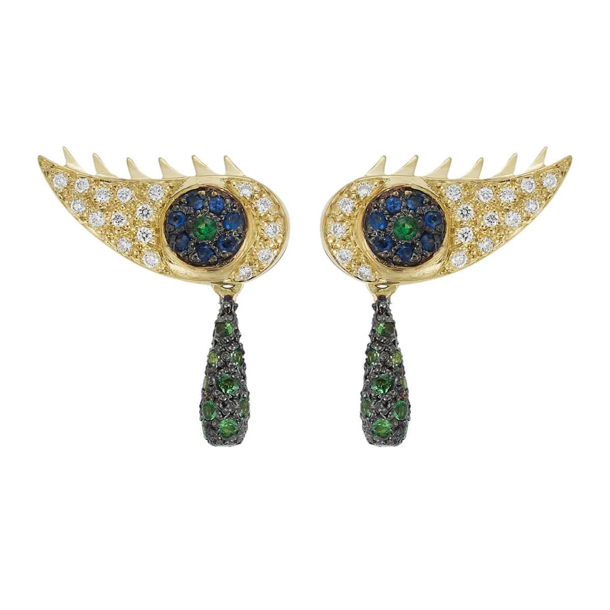 Crying Eye Stud Y-D-Ts-Bs-S
