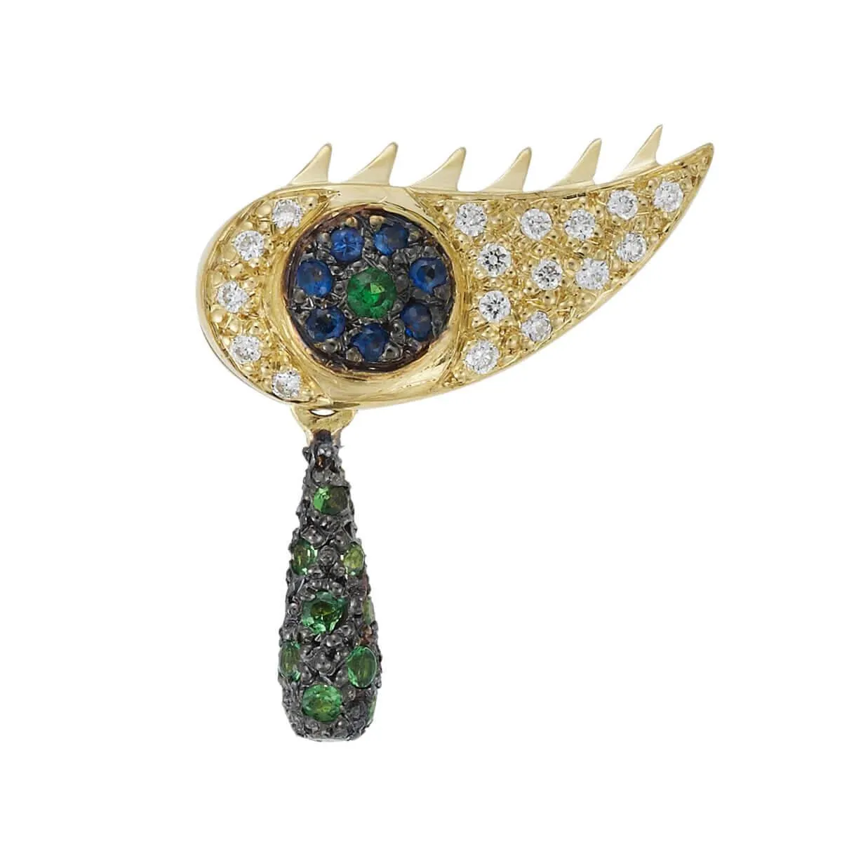Crying Eye Stud Y-D-Ts-Bs-S