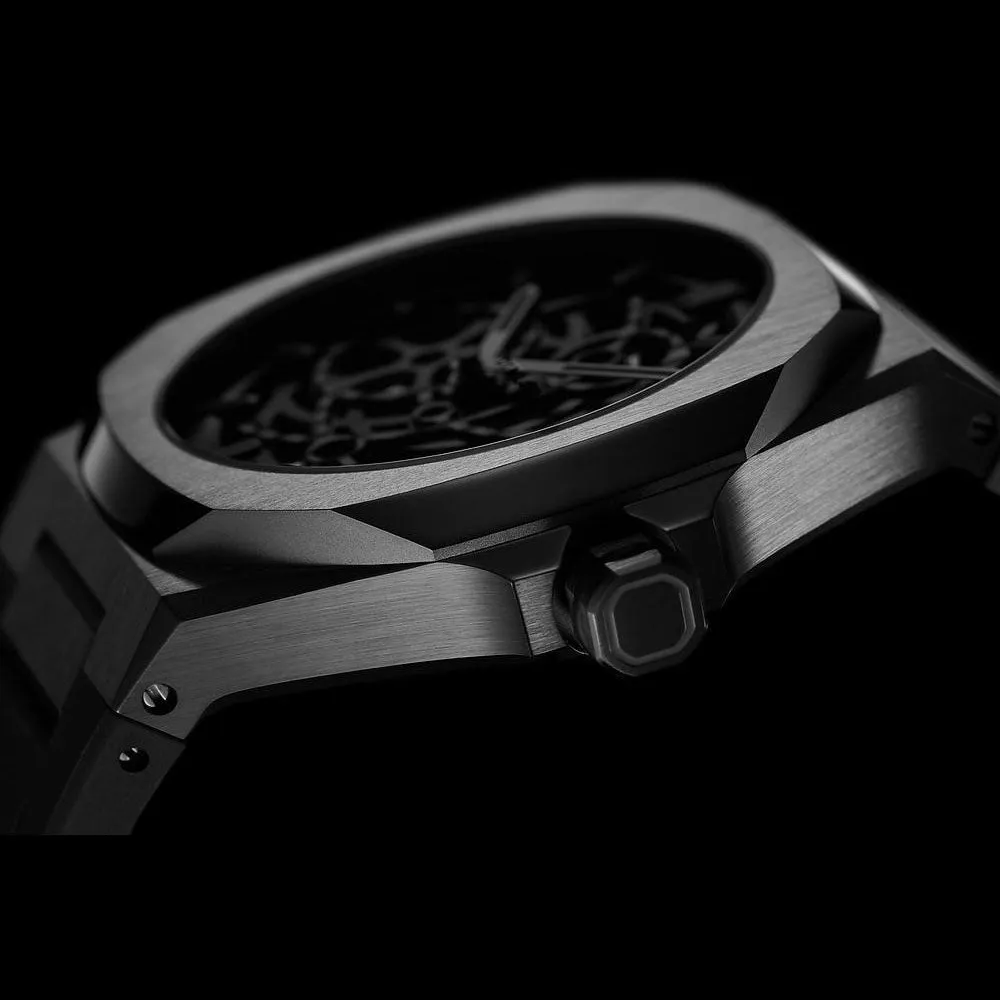 D1 Milano Gun Metal Automatic Men's Watch