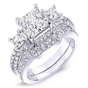 Daffodil - Princess Lab Diamond Bridal Set (IGI Certified)