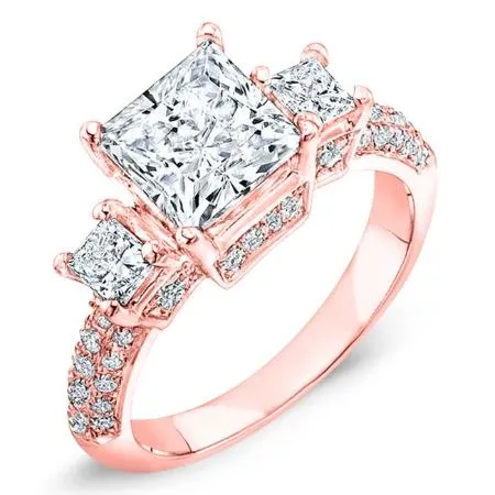 Daffodil - Princess Lab Diamond Bridal Set (IGI Certified)
