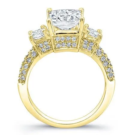 Daffodil - Princess Lab Diamond Bridal Set (IGI Certified)