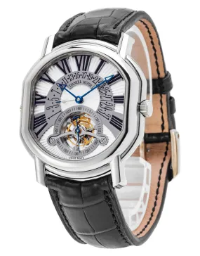 Daniel Roth Masters Tourbillon Retrograde Date  18K White Gold Men's Watch