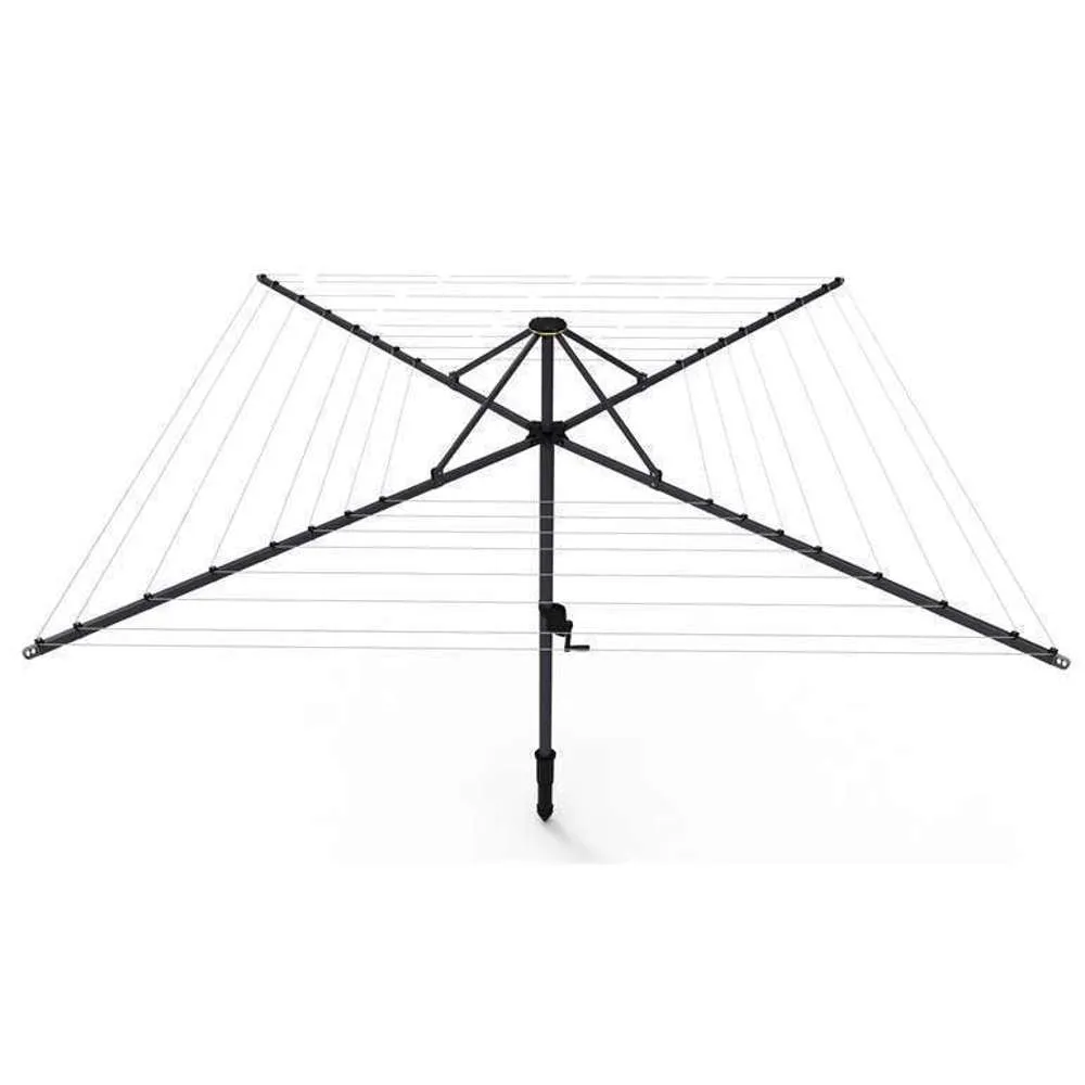 Daytek M58 MK2 Rotary Hoist Clothesline Folding Iron Grey