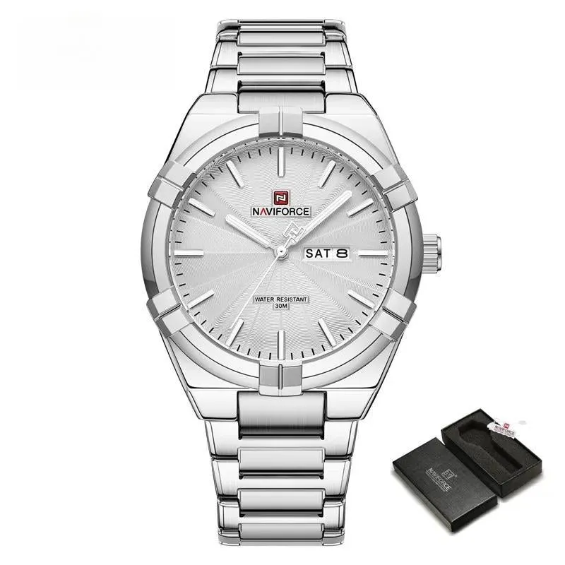 Design Men's Watches Sport Waterproof Stainless Steel Luxury Business Quartz Wristwatch Gift