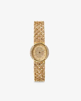 Dimepiece - Patek Philippe 1970s Oval High Jewelry Watch - (Gold)