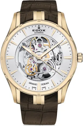 Edox Watch Grand Ocean Automatic Skeleton